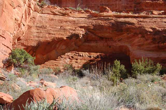 the arch on Fay Canyon trail